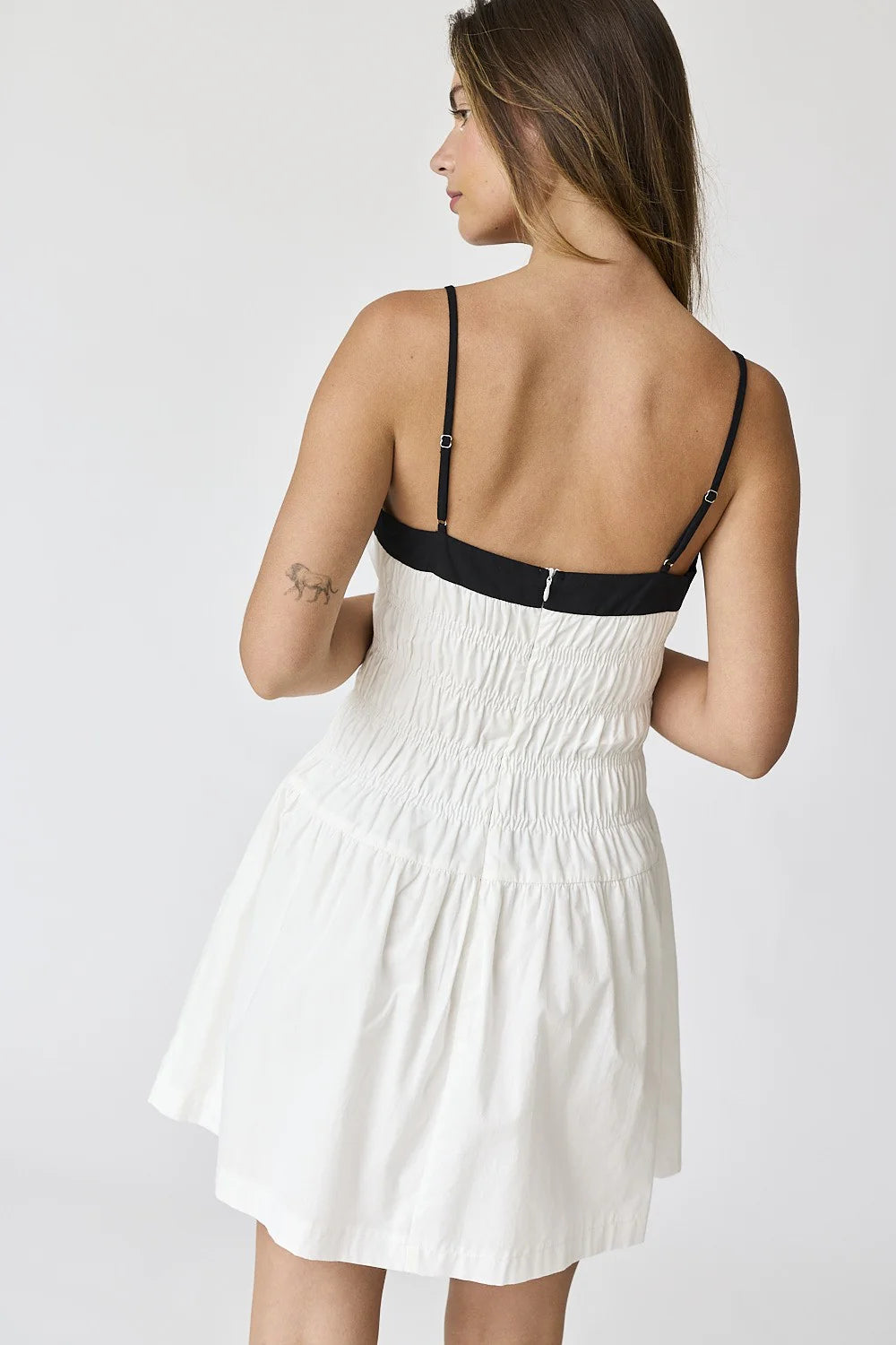 Ella Smocked Mini Dress