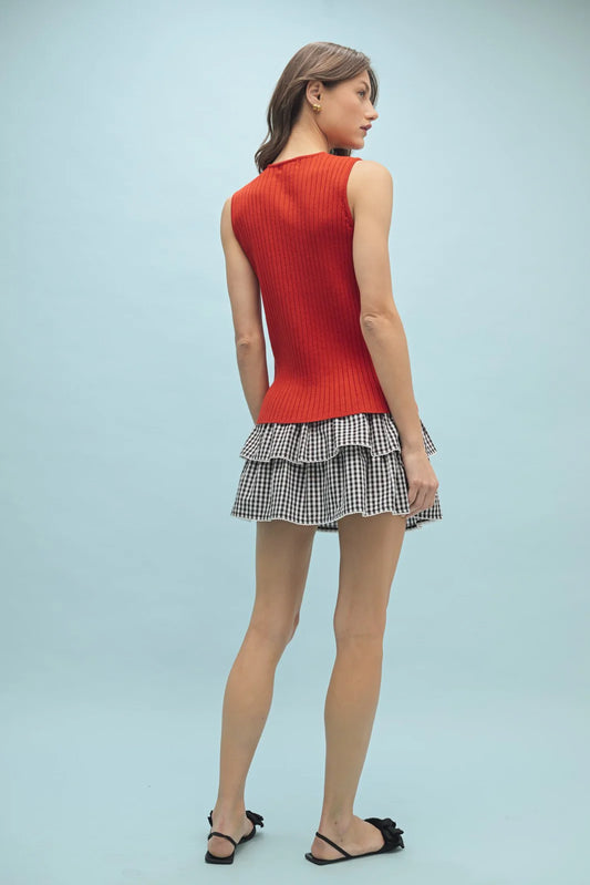 Buttondown Knit Vest