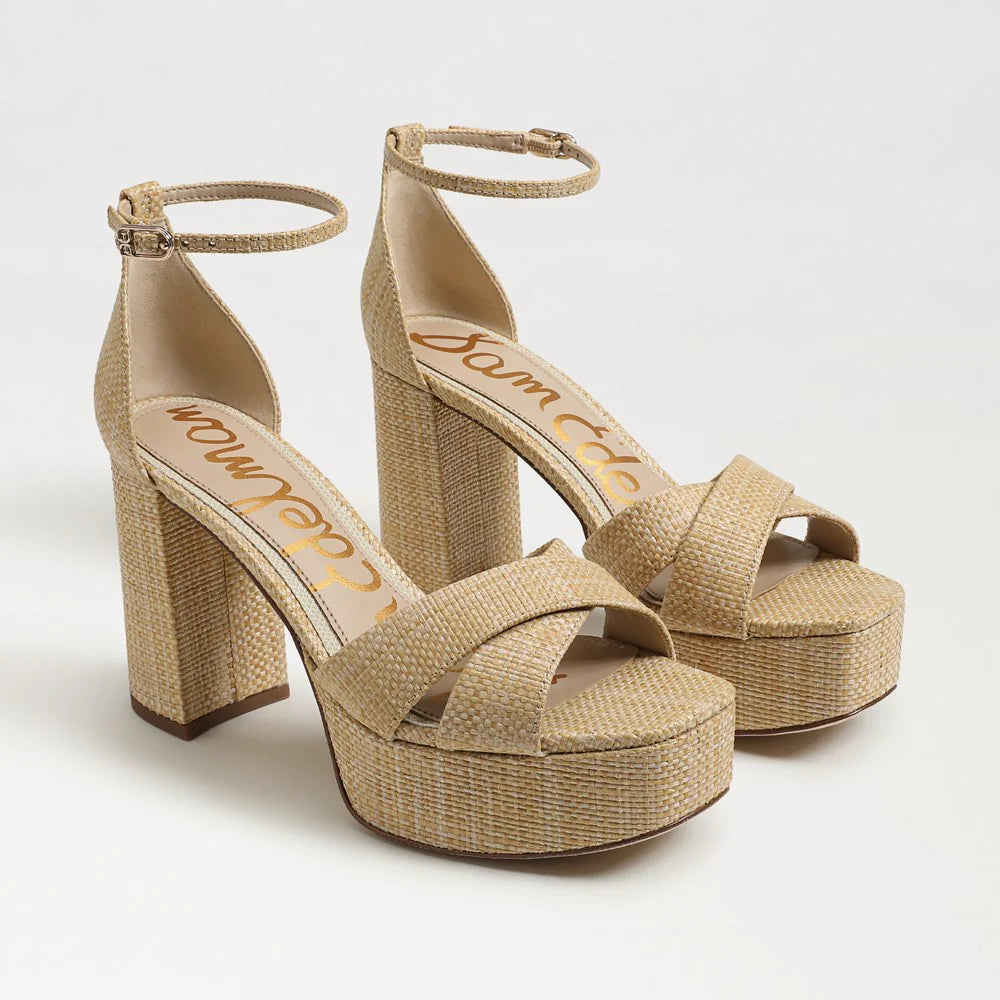 Criss Cross Platform Heel