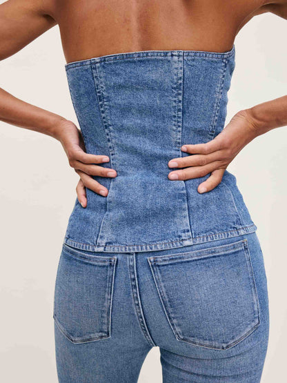 Denim Bustier