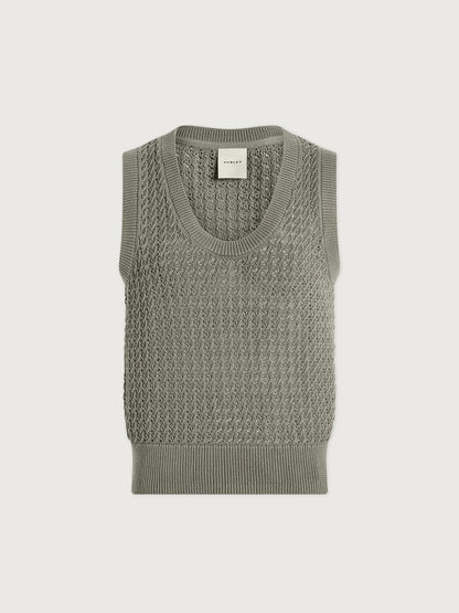 Ferns Open Knit Tank