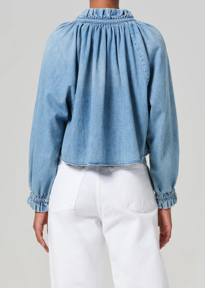 Iris Ruffled Top