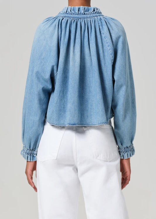 Iris Ruffled Top