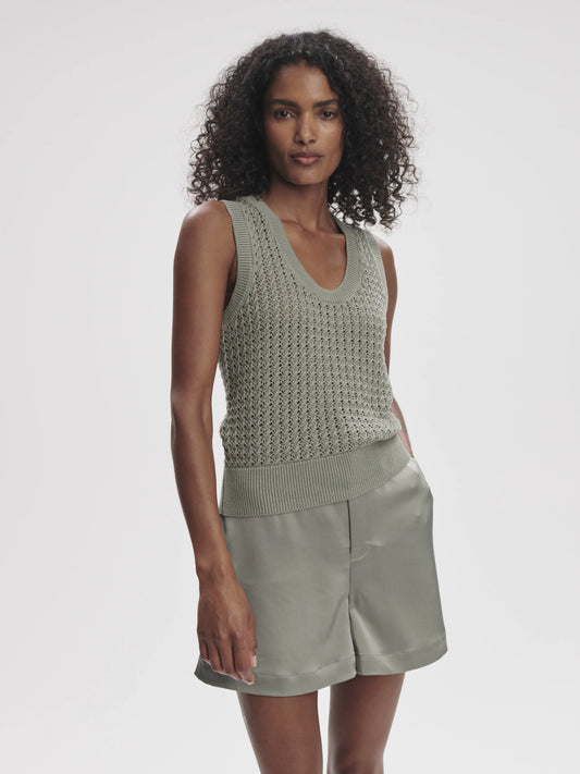 Ferns Open Knit Tank