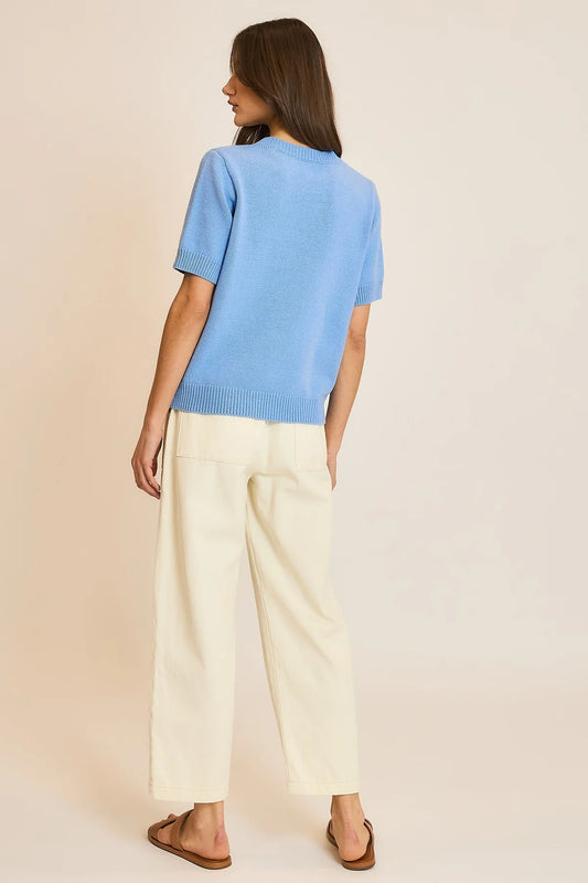 Crew Neck Sweater Knit Top