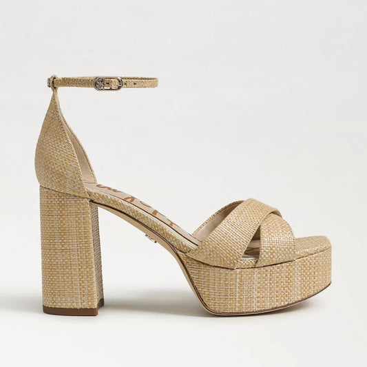 Criss Cross Platform Heel