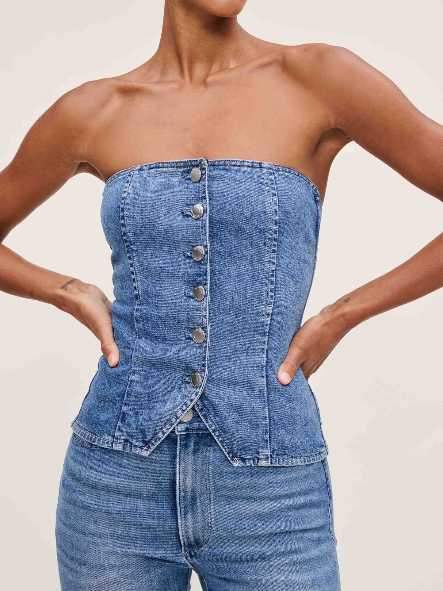 Denim Bustier