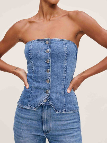 Denim Bustier