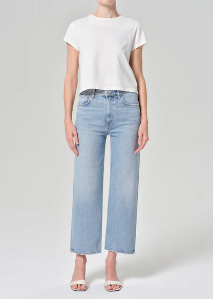 Harper Mid Rise Straight Crop