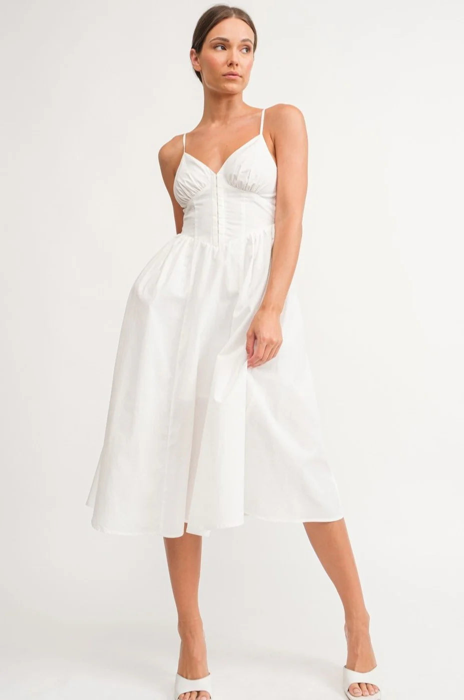 Melanie Corset Midi Dress